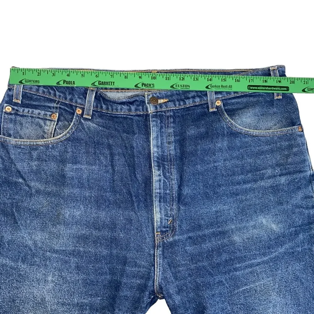 VTG Levis 505 Jeans Made In USA Men 42X30 Y2K Hipster Grunge 100% COTTON